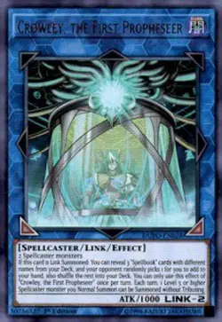 Crowley, the First Propheseer Ultra Rare Duel Power DUPO-EN028 NM - Image 1