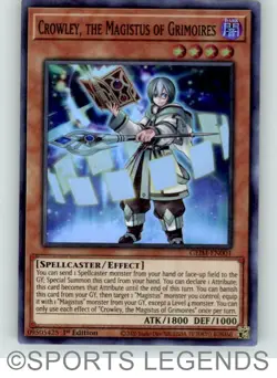 2020 Yugioh Genesis Impact 1st edition Crowley, the Magistus of Grimoires - Image 1