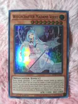 Yu-Gi-Oh! Witchcrafter Madame Verre MP20-EN224 Super Rare 1st Edition - Image 1