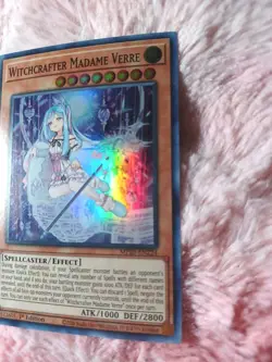 Yu-Gi-Oh! Witchcrafter Madame Verre MP20-EN224 Super Rare 1st Edition - Image 3