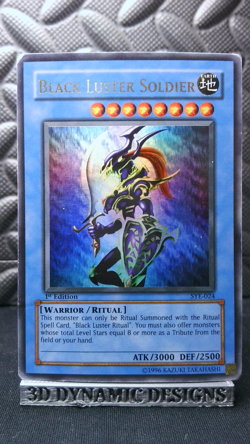 | Yugioh Black Luster Soldier SYE-024 1st Ultra Starter Deck Yugi HP 🔥 | - Image 1