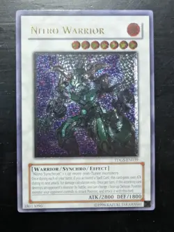 Yugioh - Nitro Warrior [Ultimate Rare] TDGS-EN039 NM or better - Image 2