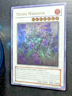 Yugioh - Nitro Warrior [Ultimate Rare] TDGS-EN039 NM or better - Image 3