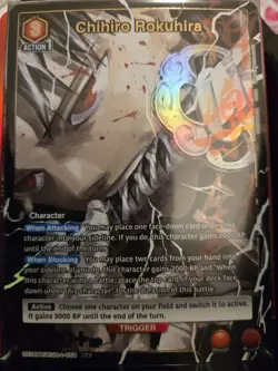 Union Arena Chihiro Rokuhira- UE16BT/KGR-1-058 (U*) Full Alternate Art - Image 1