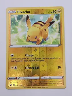 Pikachu 065/202 Sword & Shield (Reverse Holo) Pokemon Card. - Image 1