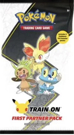 NEW Pokemon First Partner Train On PACK 3 Jumbo Kalos Cards +2 Boosters MAY - Image 2