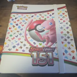 Pokemon 151 BINDER ONLY NO CARDS Gently Used - Image 1