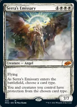 MTG English Serra's Emissary (Showcase) NM Foil Modern Horizons 2 - Image 1