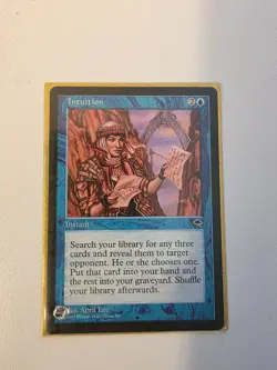 Intuition Card MTG (Tempest Set) Near Mint & Ungraded (1997) Card #70 - Image 1