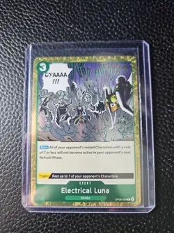 Electrical Luna OP08-036 Two Legends One Piece CCG PACK FRESH Trading Card - Image 1