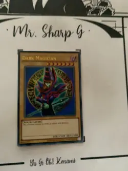 DARK MAGICIAN - YGLD-ENC09 ENGLISH Yu-Gi-Oh! CARD ULTRA RARE KONAMI HOLO TCG - Image 2