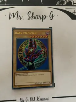 DARK MAGICIAN - YGLD-ENC09 ENGLISH Yu-Gi-Oh! CARD ULTRA RARE KONAMI HOLO TCG - Image 3