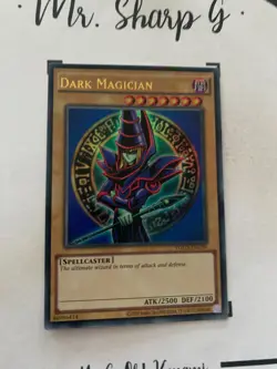 DARK MAGICIAN - YGLD-ENC09 ENGLISH Yu-Gi-Oh! CARD ULTRA RARE KONAMI HOLO TCG - Image 4