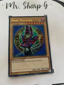 DARK MAGICIAN - YGLD-ENC09 ENGLISH Yu-Gi-Oh! CARD ULTRA RARE KONAMI HOLO TCG - Image 5