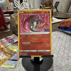 Radiant Charizard Holo Pokemon GO Card English 011/078 Shin Nagasawa - Image 1
