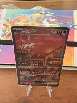 Mew EX - SVP 053 - Full Art Black Star Promo, 151 UPC - Pokemon Card - Sealed - Image 1