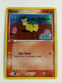 Numel 59/100 EX Crystal Guardians Reverse Holo Stamped Pokemon Card - Image 1
