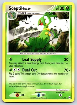 Sceptile (31) - Arceus 31/99 Pokemon Card LP - Image 1