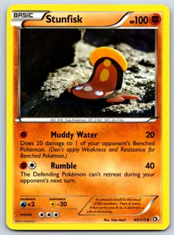 Stunfisk - Legendary Treasures 83/113 Pokemon Card LP - Image 1