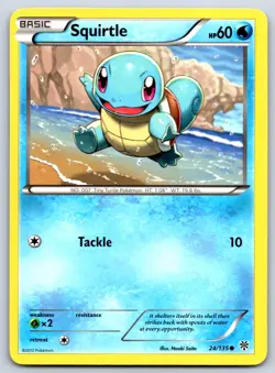 Squirtle - Plasma Storm 24/135 Pokemon Card LP - Image 1