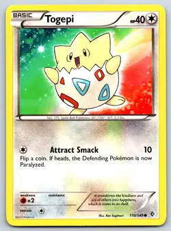 Togepi - Boundaries Crossed 110/149 Pokemon Card LP - Image 1