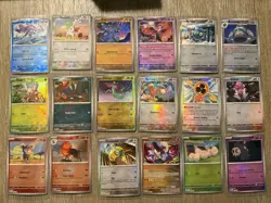 Pokemon TCG Huge 33 Prismatic Evolutions Poke Ball Holo Card Lot NM/Excellent - Image 1