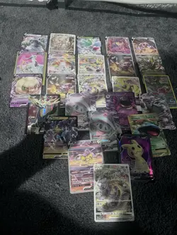 Pokemon TCG Full Art VSTAR V Promo Lot Brilliant Stars Sword & Shield 22 Cards - Image 1