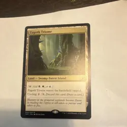 Magic The Gathering Zagoth Triome Rare Land Card Ikoria Black Green Blue 259/274 - Image 1