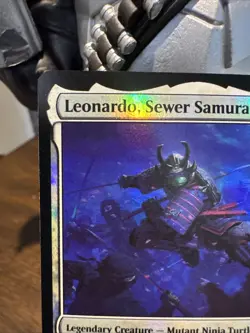 Leonardo, Sewer Samurai #17 (Foil) (NM) TMT Magic MTG - Image 2