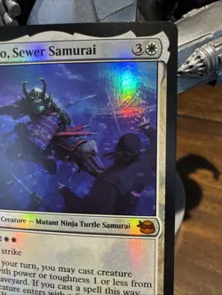 Leonardo, Sewer Samurai #17 (Foil) (NM) TMT Magic MTG - Image 3