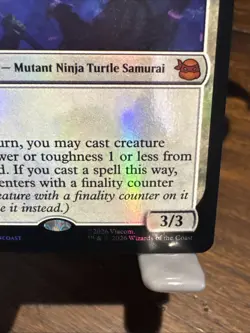 Leonardo, Sewer Samurai #17 (Foil) (NM) TMT Magic MTG - Image 4