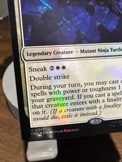 Leonardo, Sewer Samurai #17 (Foil) (NM) TMT Magic MTG - Image 5