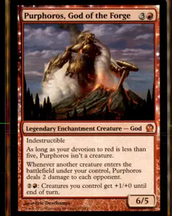 Theros #135 Purphoros, God of the Forge - Image 1