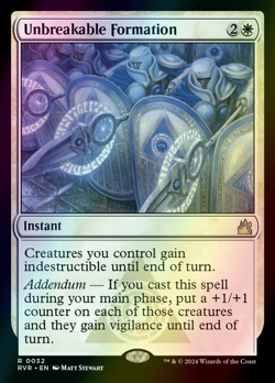 MTG Unbreakable Formation Foil ** Ravnica Remastered ** English (NM) - Image 1
