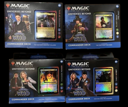 Magic The Gathering Dr Who Commander Deck Universes Beyond New Sealed, All 4 - Image 1
