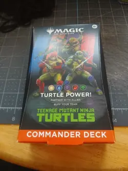 NEW Magic the Gathering - Teenage Mutant Ninja Turtles Single Commander Deck - Image 1