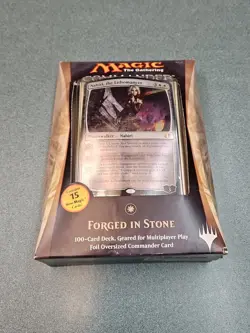 Magic the Gathering Forged In Stone Commander Deck (Sealed) - Image 1
