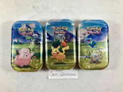(LOT OF 3) Pokemon TCG Mega Evolutions Ascended Heroes Mini Tins Set NEW SEALED! - Image 1