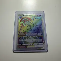 Mewtwo VSTAR Rainbow Secret Rare Holo Pokemon GO 079/078 - Image 1