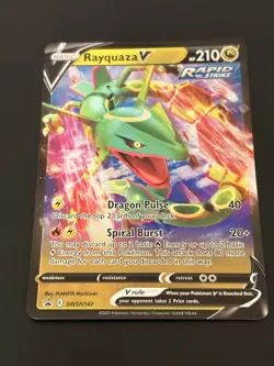 Rayquaza V 210/S-P Promo Holo 2021 Pokemon TCG - Image 1