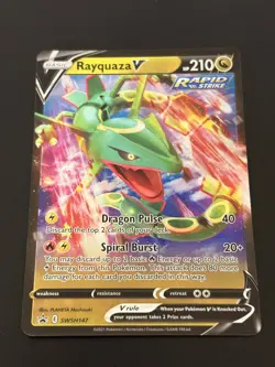 Rayquaza V 210/S-P Promo Holo 2021 Pokemon TCG - Image 3