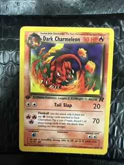 Pokemon Dark Charmeleon Team Rocket 1st Edition 32/82 LP - Image 1