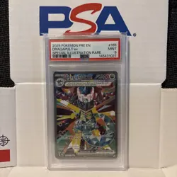2025 POKEMON PRE EN-PRISMATIC EVOLUTIONS #165 DRAGAPULT EX PSA 9 - Image 1