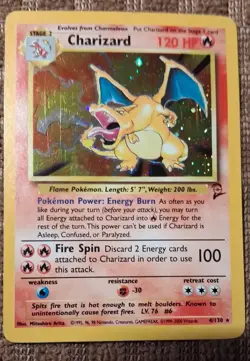 Charizard 004/130 Base Set 2 Holo - Image 1