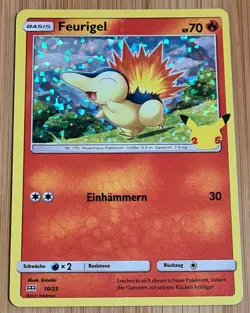 Feurigel # 10/25 Holo 25 Jahre Pokemon McDonalds 2021 Pokemon DE Near Mint-Mint - Image 1