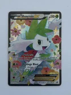 Shaymin EX Full Art 106/108 Roaring Skies Ultra Rare Holo Basic 110 HP Pokemon … - Image 1