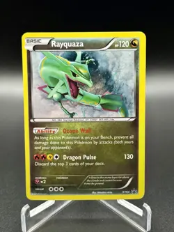Pokemon TCG Rayquaza XY64 Black Star Promo MP/HP - Image 1