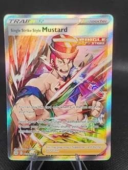 Single Strike Style Mustard TG28/TG30-Pokemon TCG-SWSH-Brilliant Stars - NM - Image 1