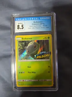 Bulbasaur Pokemon Card Graded CGC 8.5 SM198 - Image 2