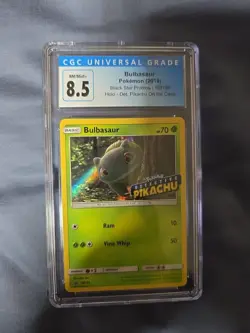 Bulbasaur Pokemon Card Graded CGC 8.5 SM198 - Image 3